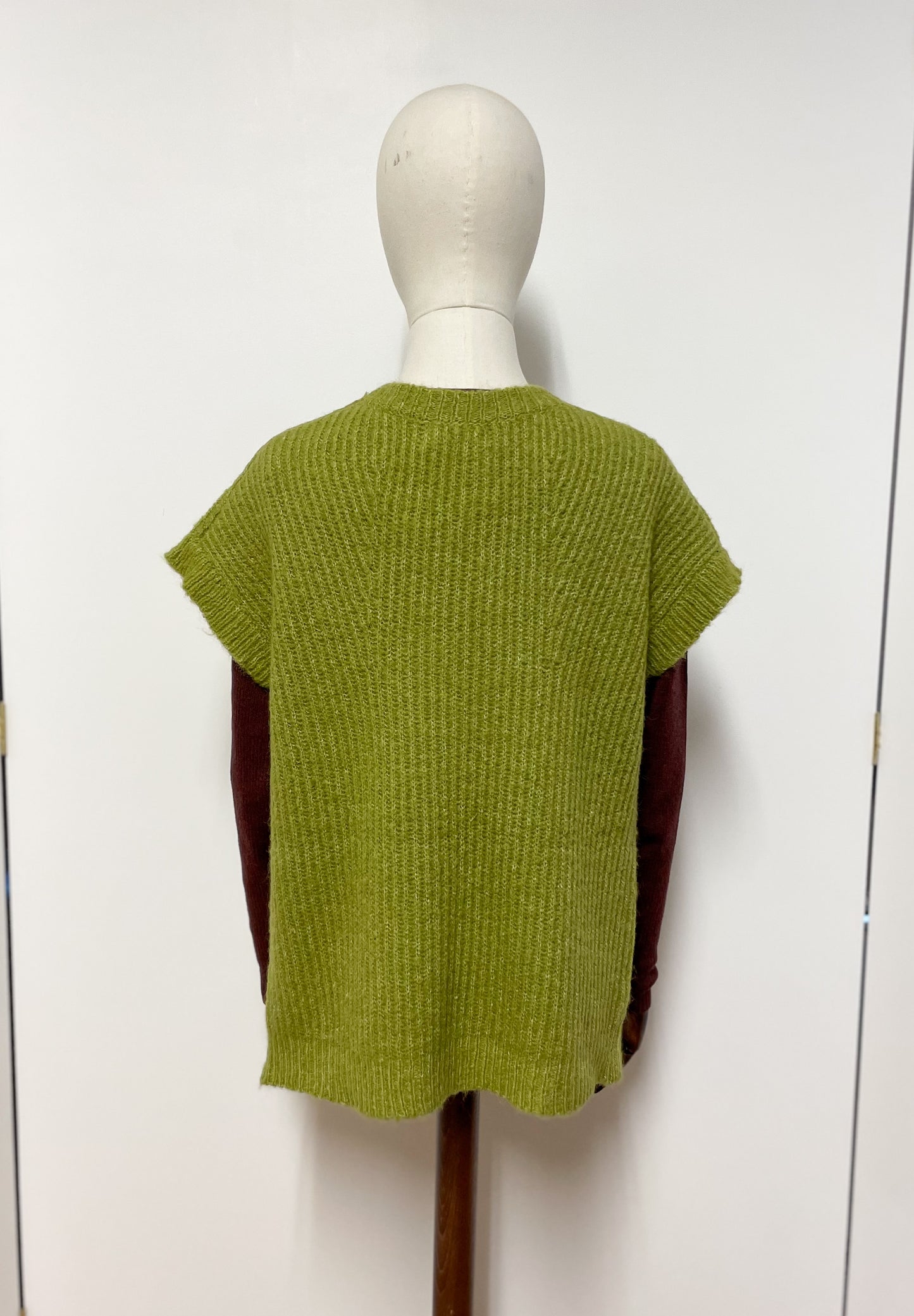 Chartreuse Knitted Cardigan