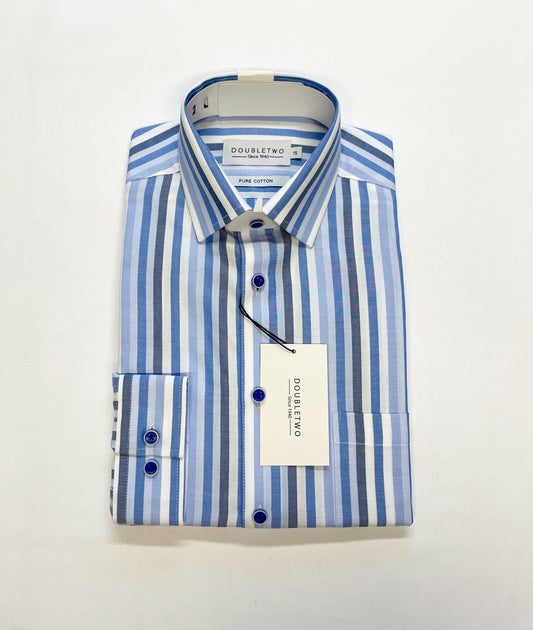 Blue Stripe Long Sleeve Shirt