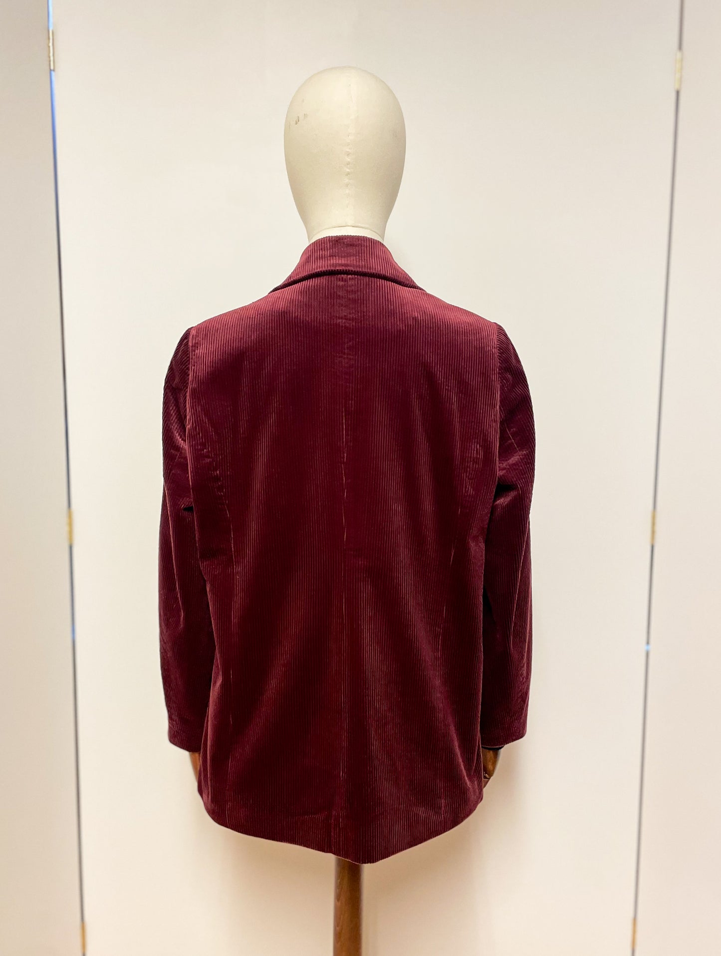Corduroy Wine Blazer