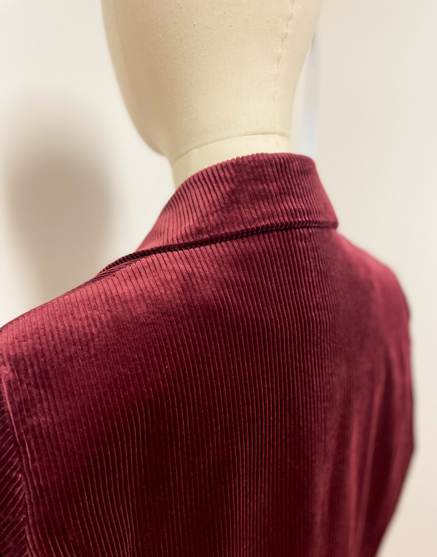 Corduroy Wine Blazer