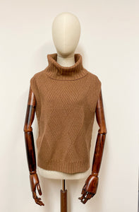 Brown Knitted Vest
