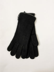 Boiled Wool Knitted Gloves