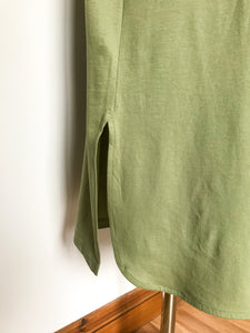 Oil Green Midi Dress