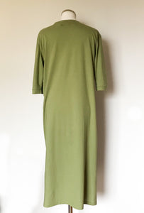 Oil Green Midi Dress