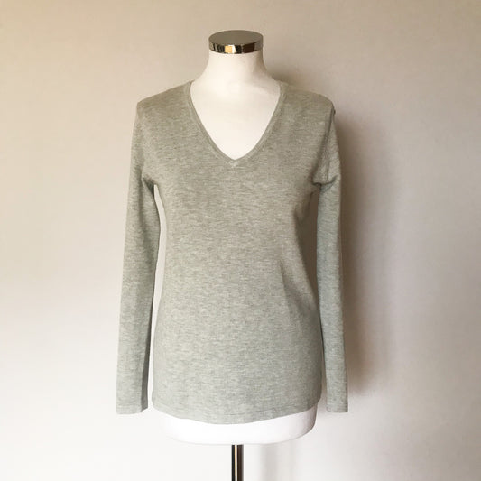 Light Grey Long Sleeve Top