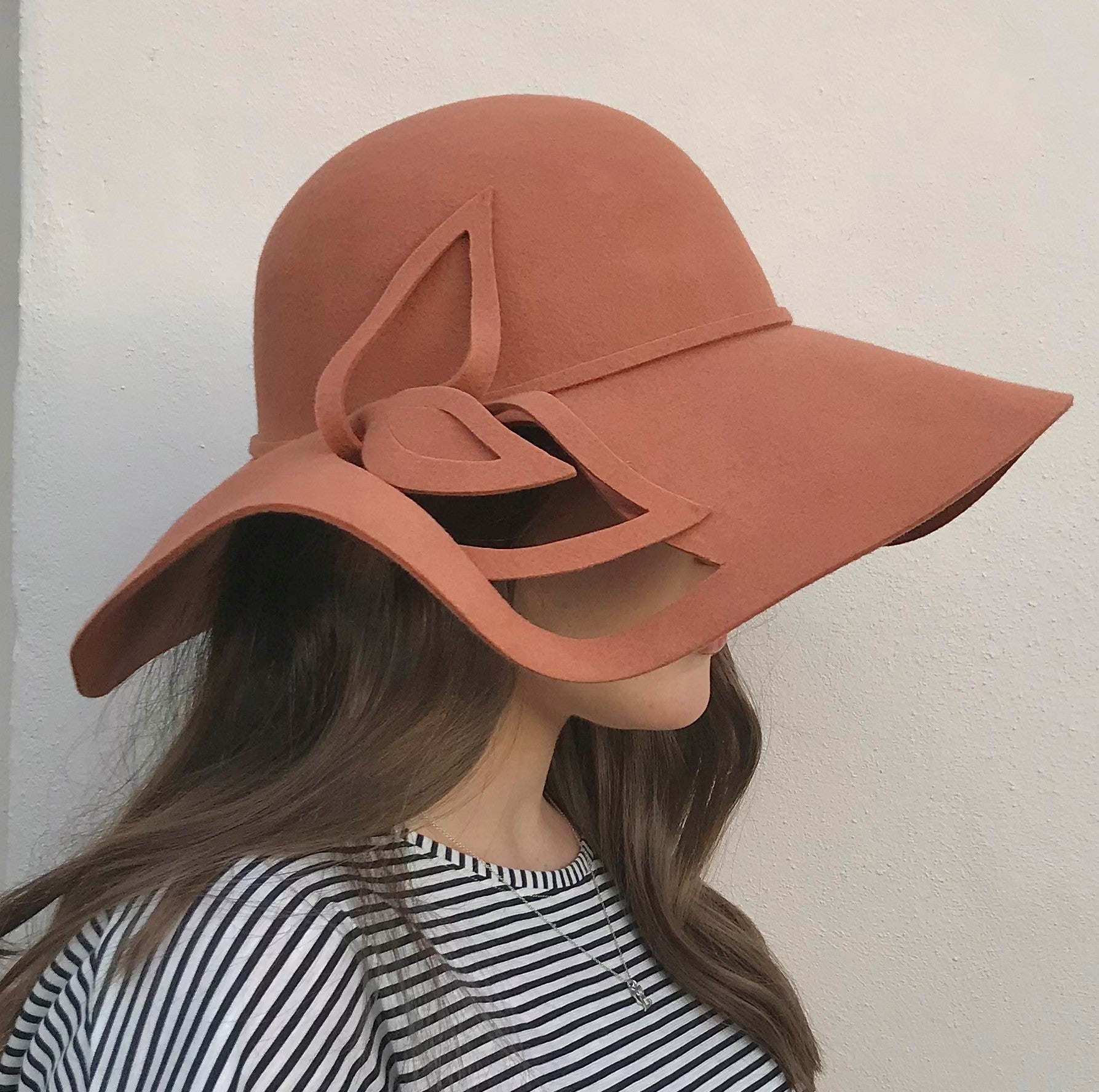 Wide Brim Cutaway Hat